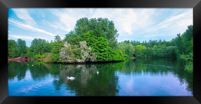 Middle Pool  Framed Print by simon alun hark