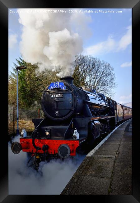 The Jacobite Steam Train, Fort William, Scotland Framed Print by ALBA PHOTOGRAPHY