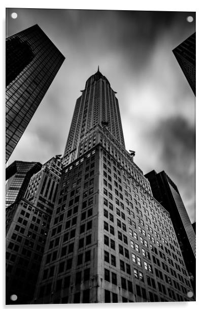 Chrysler Building New York City Acrylic by Chris Curry