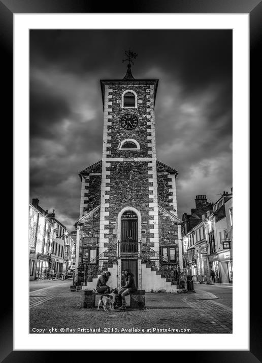 Moot Hall at Night  Framed Mounted Print by Ray Pritchard
