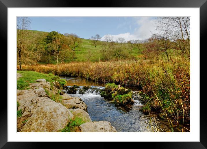  Malham Beck Framed Mounted Print by Diana Mower