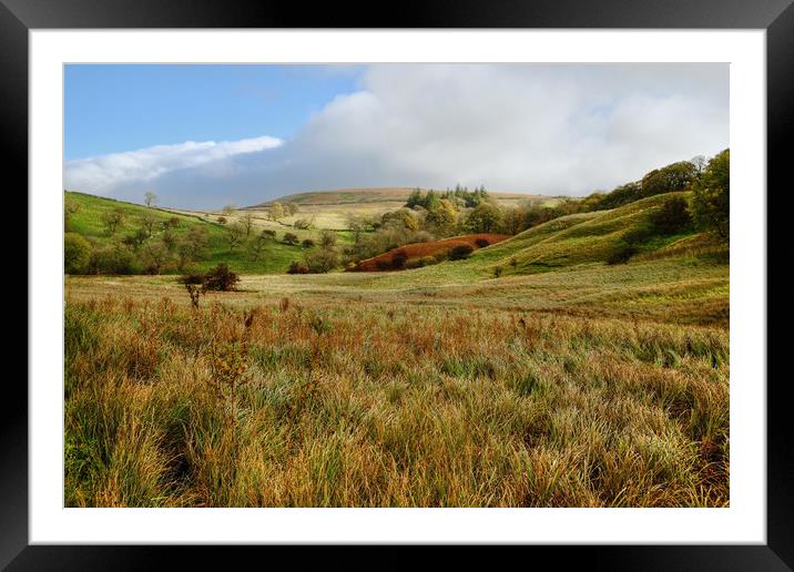  Malham Hills Framed Mounted Print by Diana Mower