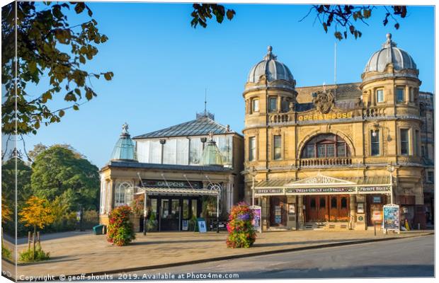 Buxton Opera House Canvas Print by geoff shoults