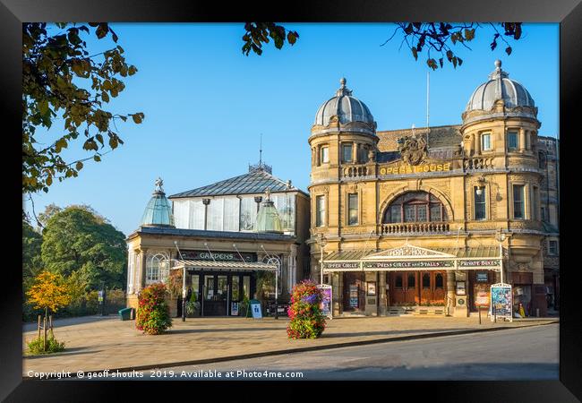Buxton Opera House Framed Print by geoff shoults