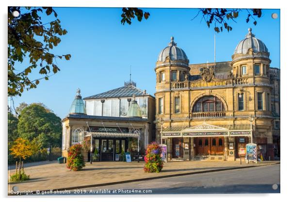 Buxton Opera House Acrylic by geoff shoults