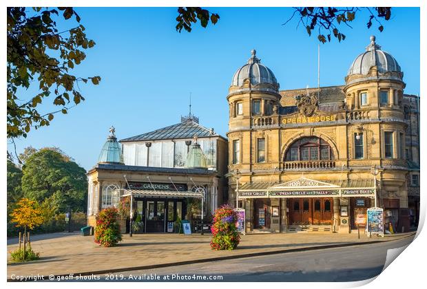 Buxton Opera House Print by geoff shoults