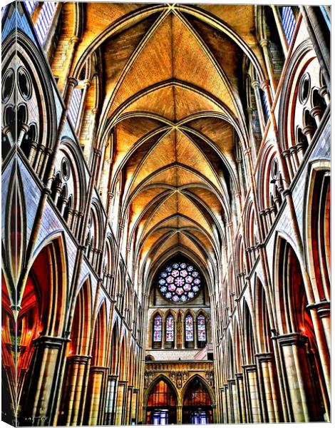 truro cathedral Canvas Print by keith sutton