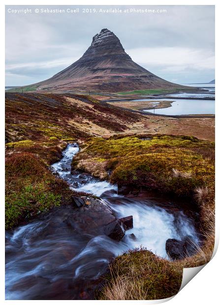 Kirkjufell.... Print by Sebastien Coell