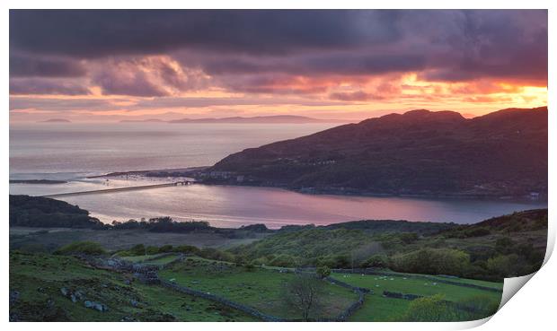 Barmouth Print by Rory Trappe