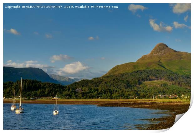 Loch Leven & The Pap of Glencoe. Print by ALBA PHOTOGRAPHY