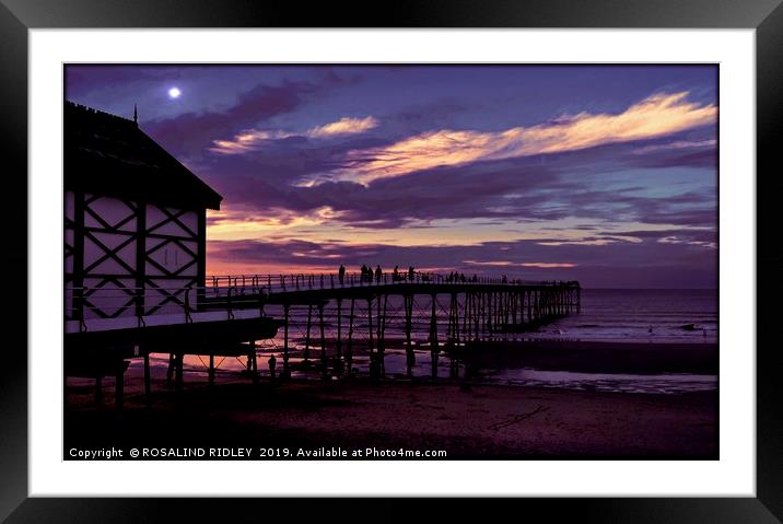 "Perfect End to a Perfect day" Framed Mounted Print by ROS RIDLEY