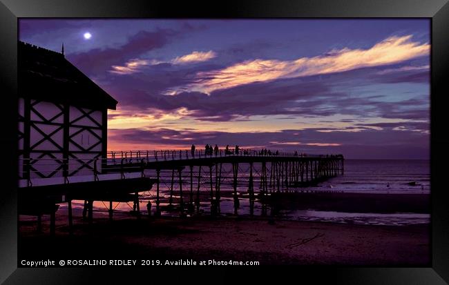"Perfect End to a Perfect day" Framed Print by ROS RIDLEY