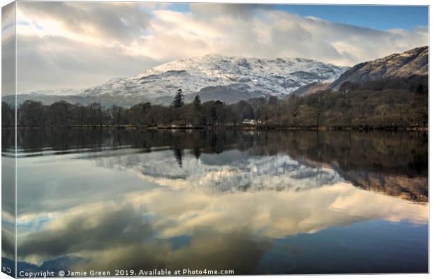 Coniston Old Man Canvas Print by Jamie Green