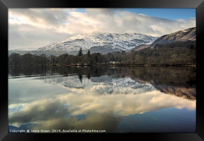 Coniston Old Man Framed Print by Jamie Green