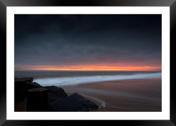Dawns Coming Framed Mounted Print by Simon Wrigglesworth