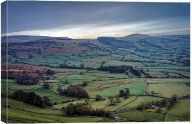 The Great Ridge & Hope Valley                      Canvas Print by Darren Galpin
