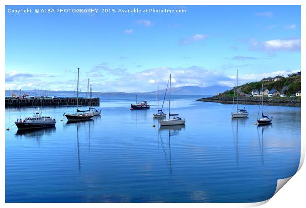 Mallaig Harbour, North West Scotland. Print by ALBA PHOTOGRAPHY