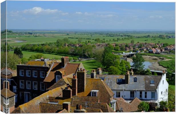 Rye East Sussex Canvas Print by Diana Mower
