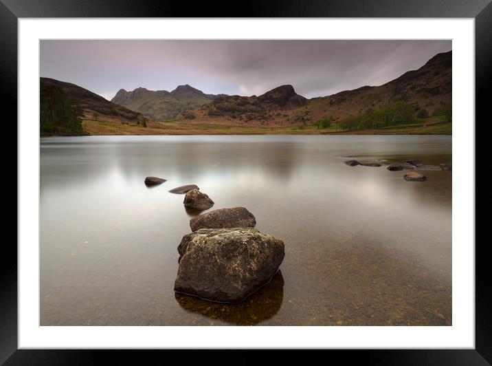 Blea Tarn Framed Mounted Print by CHRIS BARNARD