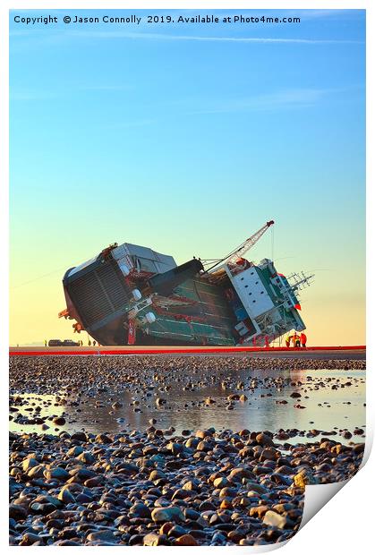 MS Riverdance, Blackpool. Print by Jason Connolly