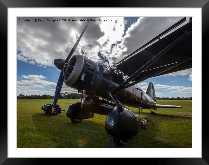 Westland Lysander Framed Mounted Print by Keith Campbell
