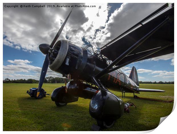 Westland Lysander Print by Keith Campbell