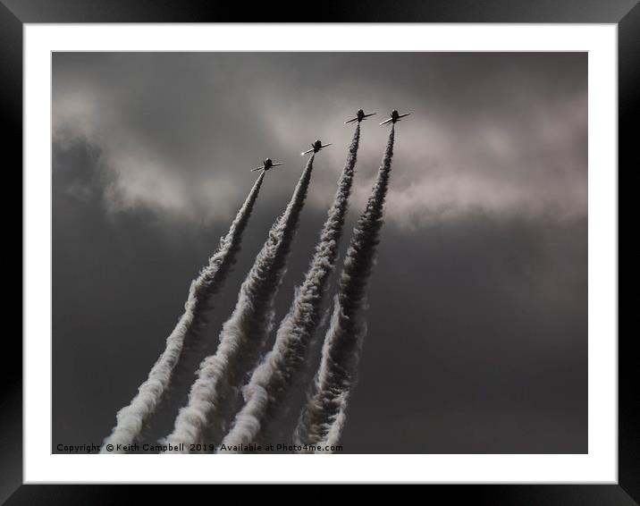 Climbing Skywards Framed Mounted Print by Keith Campbell