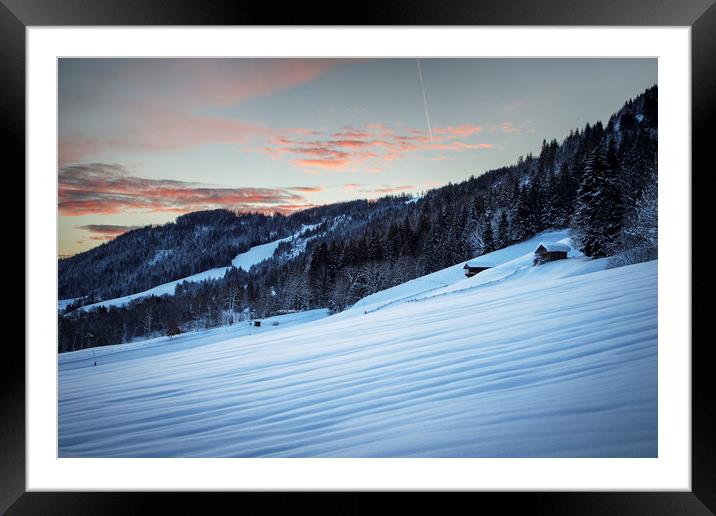 Niederau, Tirol Mountains, Austria Framed Mounted Print by Phil Spalding