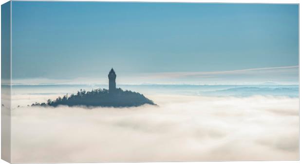 The Wallace Monument  Canvas Print by Mike Dow