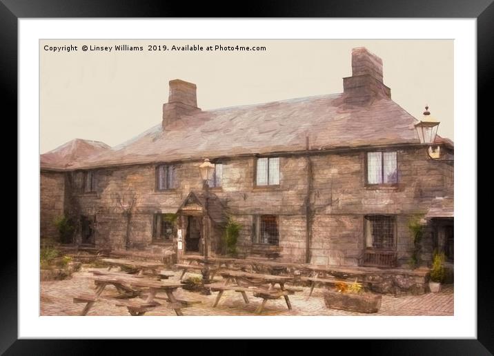Jamaica Inn, Cornwall Framed Mounted Print by Linsey Williams