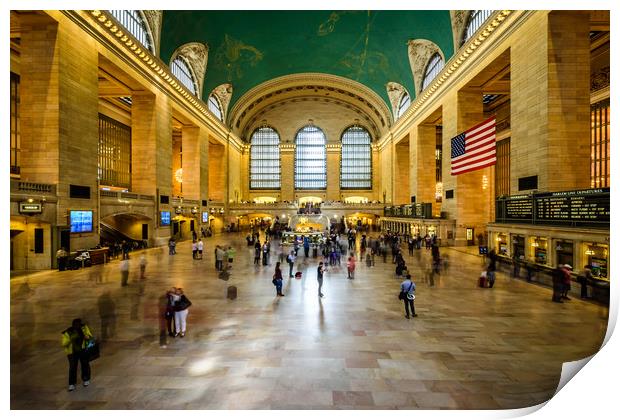 Grand Central Terminal New York City Print by Chris Curry