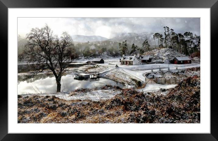 Glen Affric in winter Framed Mounted Print by JC studios LRPS ARPS