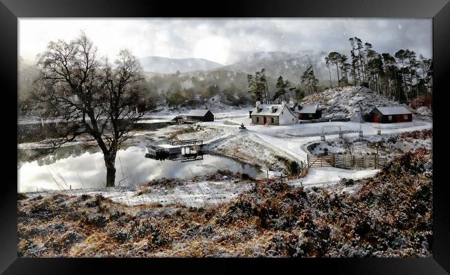 Glen Affric in winter Framed Print by JC studios LRPS ARPS
