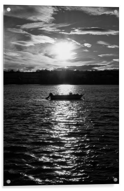 Alnmouth sunset Acrylic by mark dodd