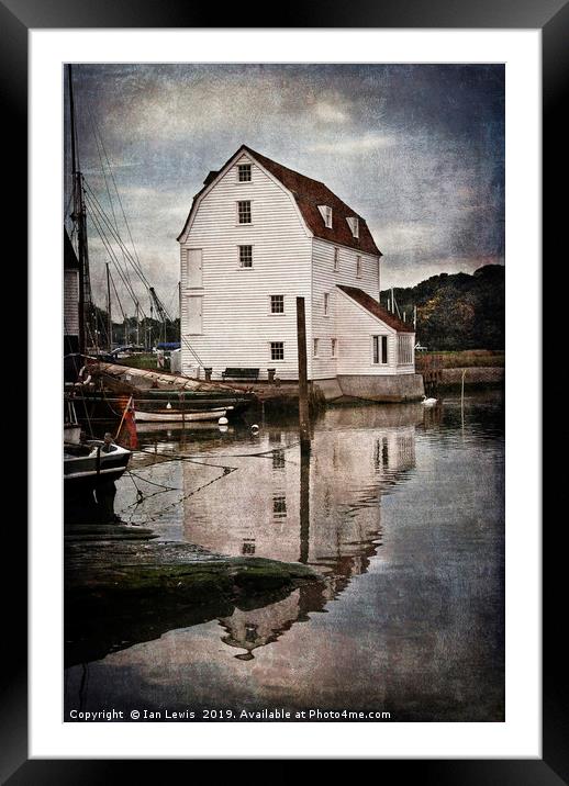 Woodbridge Tide Mill Framed Mounted Print by Ian Lewis