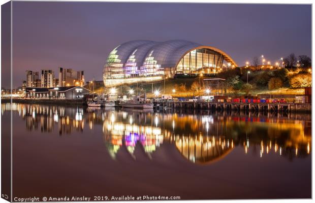 Magnificent Reflections of The Sage Canvas Print by AMANDA AINSLEY