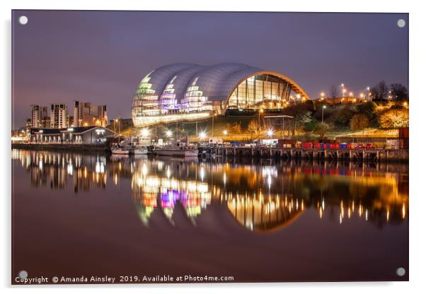 Magnificent Reflections of The Sage Acrylic by AMANDA AINSLEY