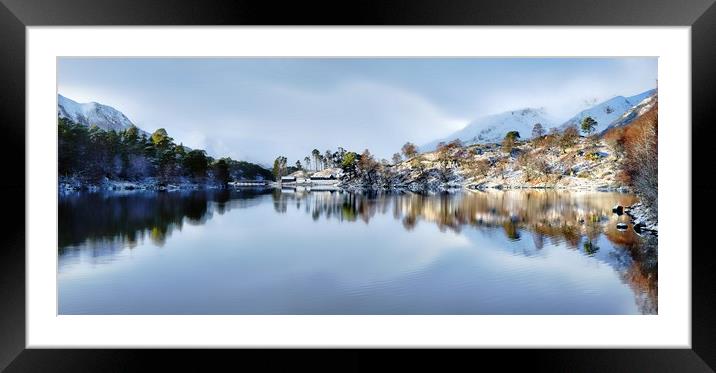 Glen Affric calm winters day Framed Mounted Print by JC studios LRPS ARPS