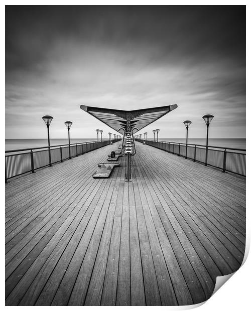 Boscombe Pier Print by Kevin Browne