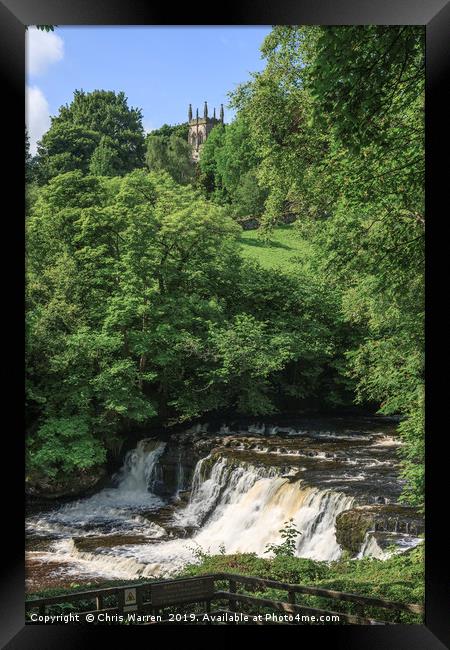 Aysgarth waterfalls North Yorkshire Framed Print by Chris Warren