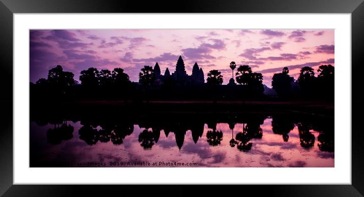 Purple sunrise Framed Mounted Print by Hannan Images