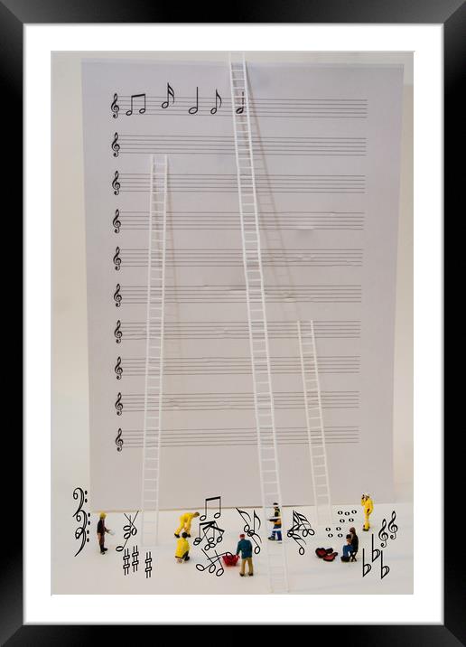 The Music Makers Framed Mounted Print by Steve Purnell
