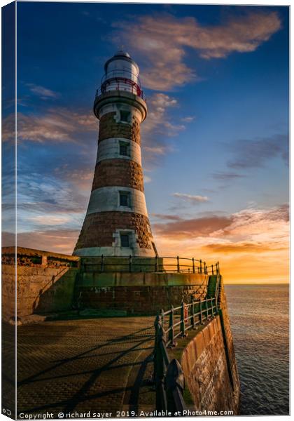 Roker Candy Canvas Print by richard sayer