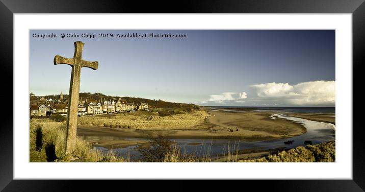 Alnmouth Church Hill Framed Mounted Print by Colin Chipp