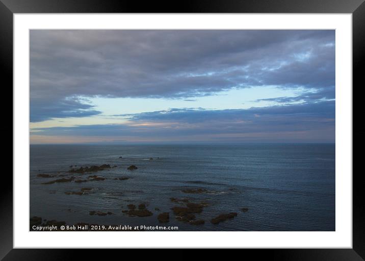 Lizard Point Framed Mounted Print by Bob Hall