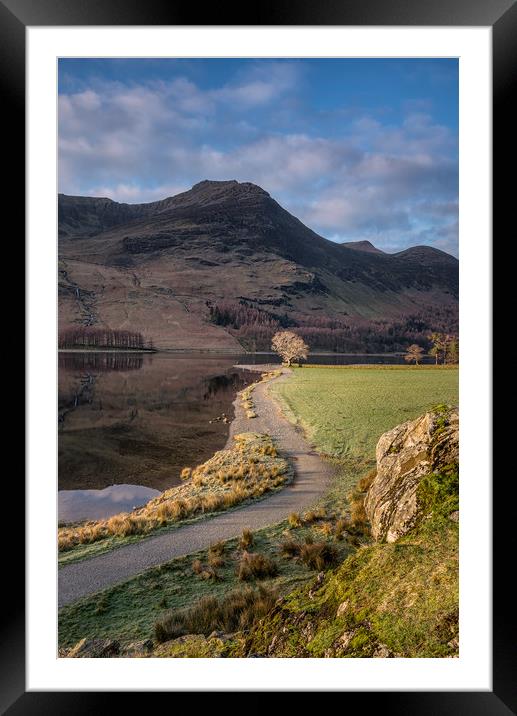 Buttermere Morning Framed Mounted Print by Paul Andrews