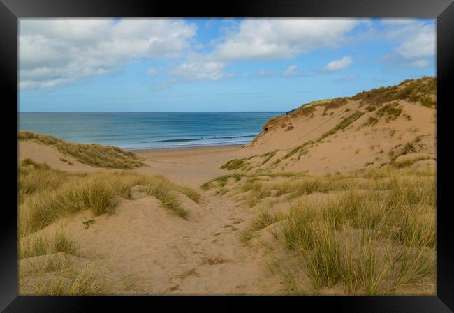 The Dunes Framed Print by CHRIS BARNARD