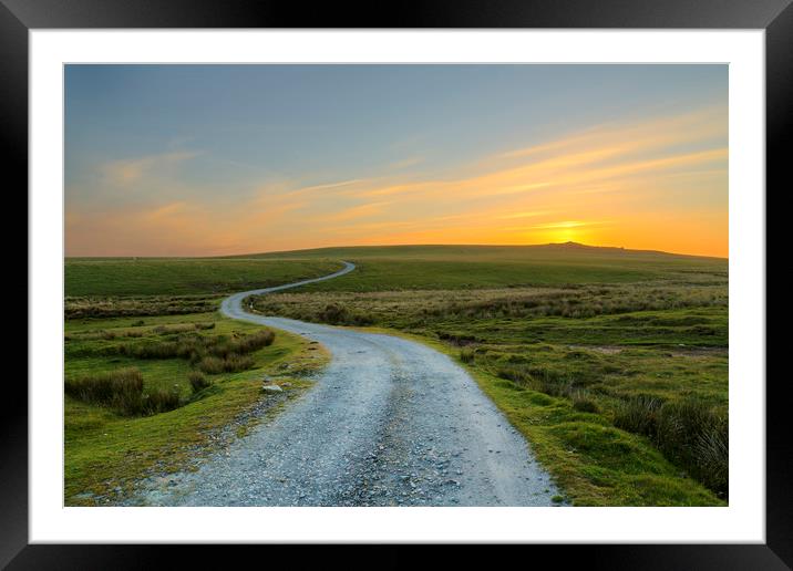 The Long and Winding Road Framed Mounted Print by CHRIS BARNARD