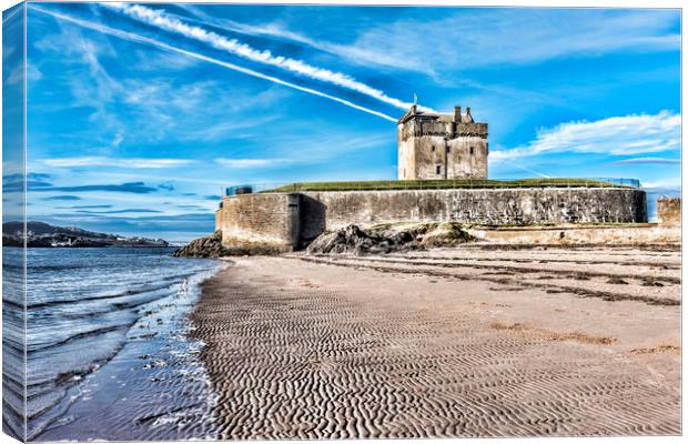 Broughty Castle  Canvas Print by Valerie Paterson