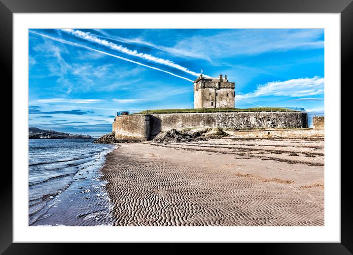 Broughty Castle  Framed Mounted Print by Valerie Paterson